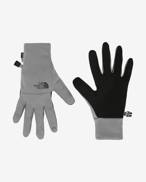 The North Face Etip Genbrugshandsker Grå Sort Kvinder