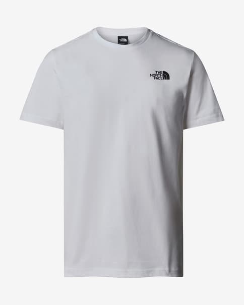 Camiseta The North Face Redbox Celebration manga corta blanco negro gris