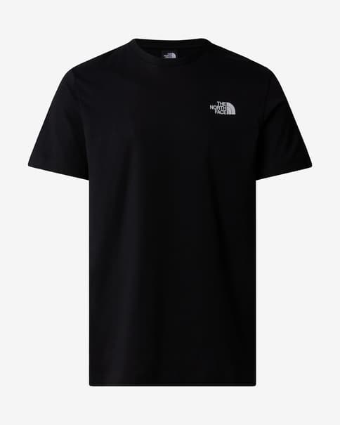 Camiseta The North Face Redbox Celebration manga corta negro blanco