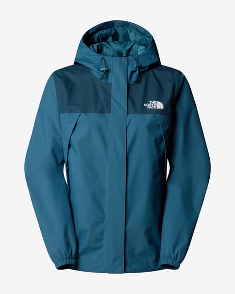 Chaqueta con capucha The North Face Antora Rain azul lluvia mujer
