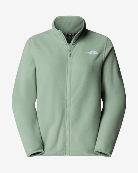 Forro polar The North Face Glacier Fleece Full Zip verde menta mujer
