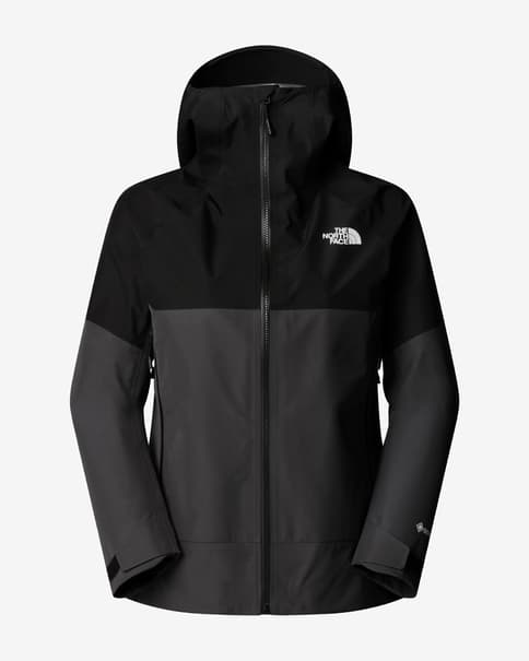 Chaqueta con capucha The North Face Jazzi GORE-TEX gris eclipse negro mujer