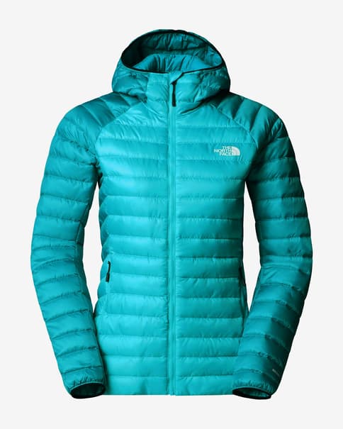 Chaqueta con capucha The North Face Bettaforca LT Down azul turquesa mujer