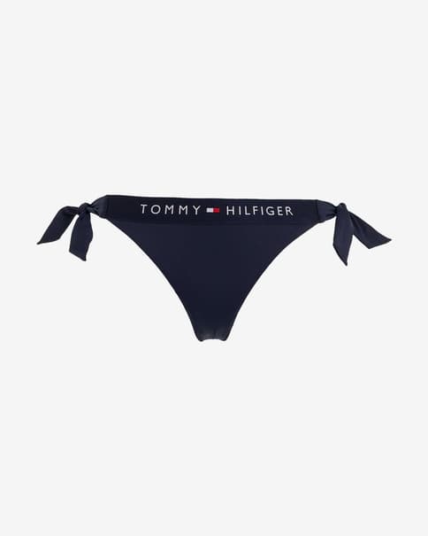 Braga bikini Tommy Hilfiger Original Logo azul marino blanco