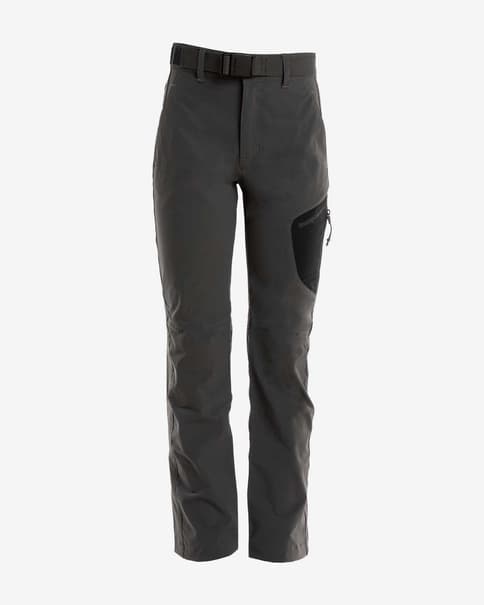 Pantalón largo Trangoworld Naron negro gris oscuro infantil