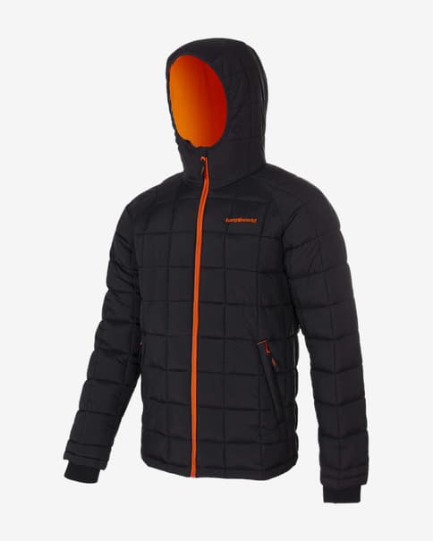 Trangoworld Clisson Hooded Jacket Black Orange