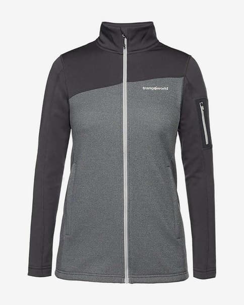 Chaqueta Trangoworld Azaila gris negro mujer