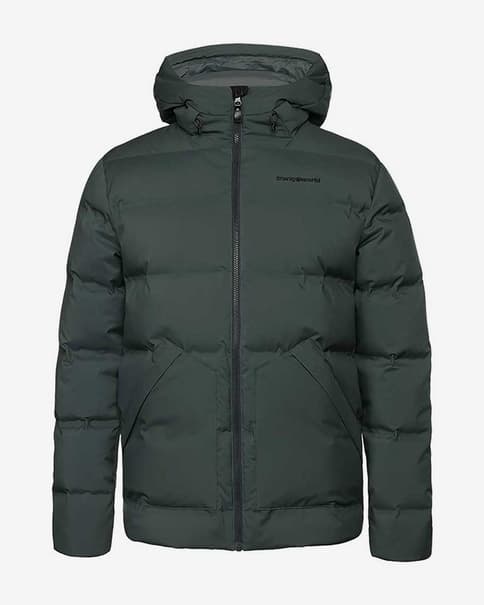 Chaqueta con capucha Trangoworld Sligo ST verde grisáceo