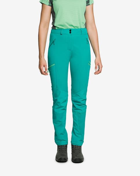 Pantalón largo Trangoworld Malaren DF verde turquesa mujer