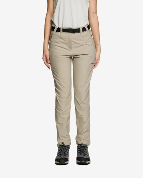 Pantalón largo Trangoworld Breda beige claro mujer