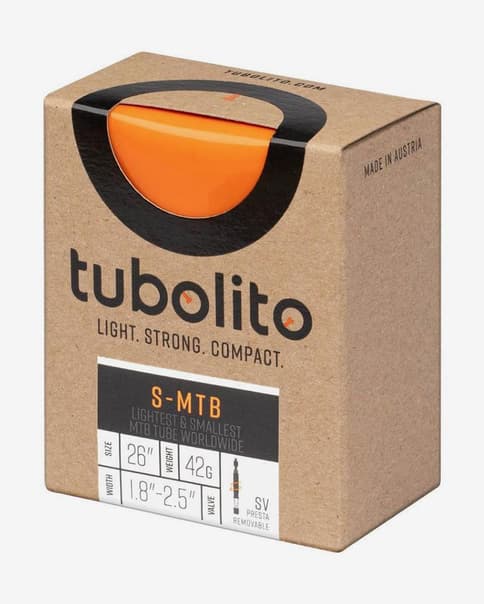 Cámara Tubolito S-Tubo MTB 26" 1.8"x 2.5" naranja