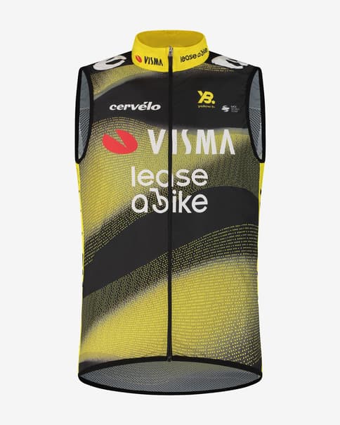 Chaleco cortavientos Team Visma Lease a Bike Tour de Francia 2025 Replica