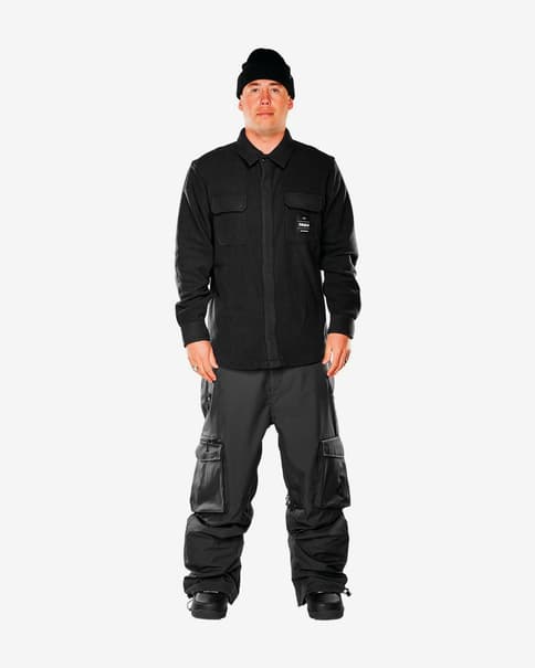 Camisa ThirtyTwo Rest Stop manga larga negro