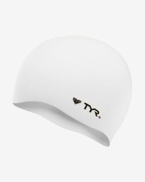 Gorro de natación TYR Silicone Cap blanco