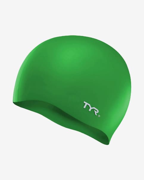 Gorro de natación TYR Silicon No Wrinkle verde