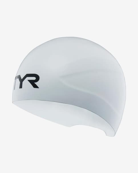 Gorro de natación TYR Wall Breaker blanco