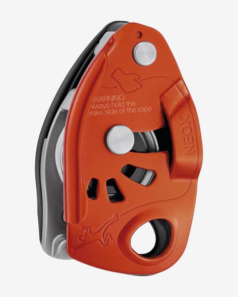 Petzl Neox orange belay device