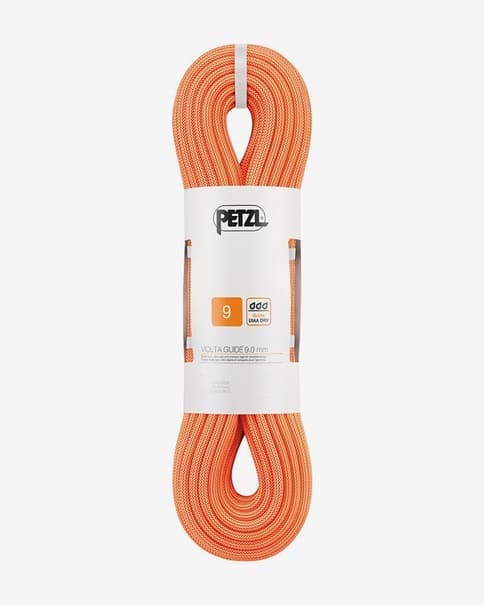Cuerda simple Petzl Volta Guide 9.0 mm x 80 m naranja