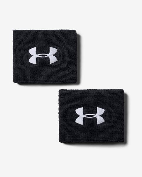 Muñequeras Under Armour Performance negro (2 unidades)