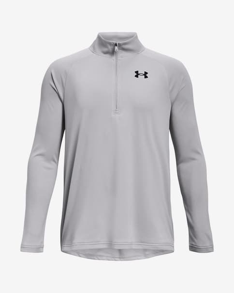 Szara bluza chłopięca Under Armour Tech 2.0 Half Zip