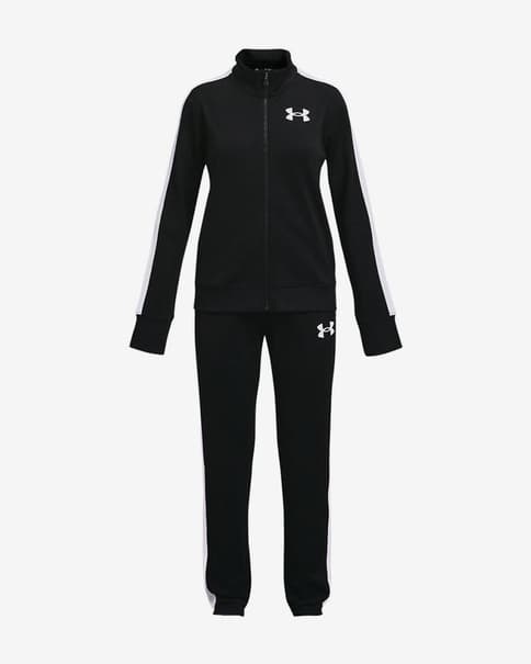 Czarny dres Under Armour Knit dla dziewczynki