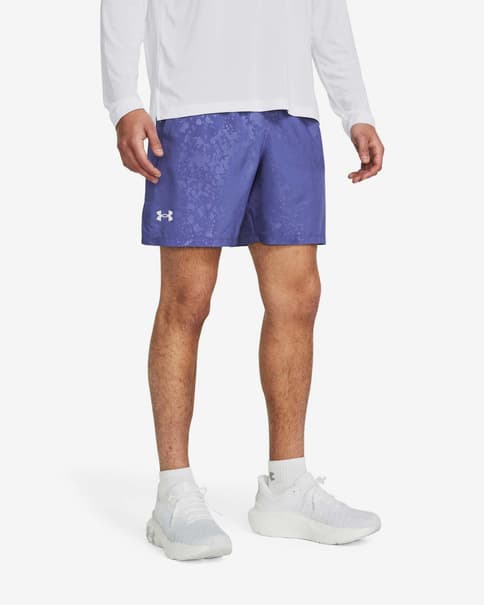 Pantalón corto Under Armour Launch 7" lila