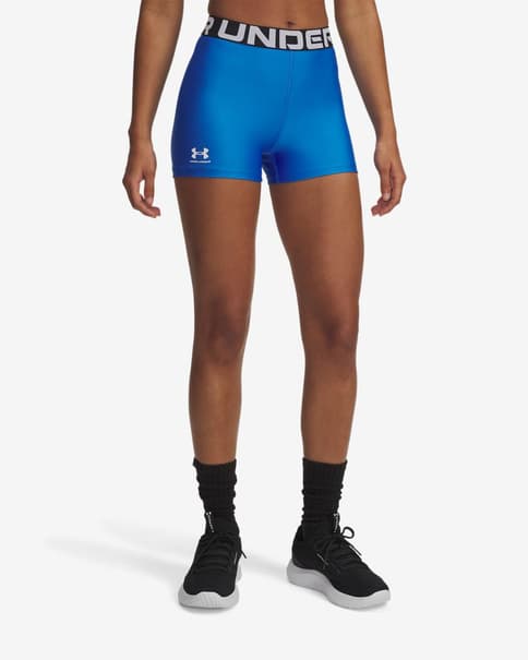 Malla corta Under Armour HeatGear Authentics Shorty azul vivo mujer