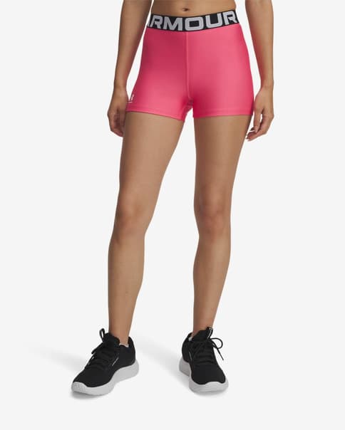 Malla corta Under Armour HeatGear Authentics Shorty rosa vivo mujer