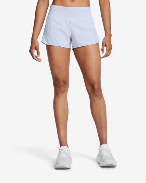 Spodenki rowerowe Under Armour Launch Pro 3'' białe damskie