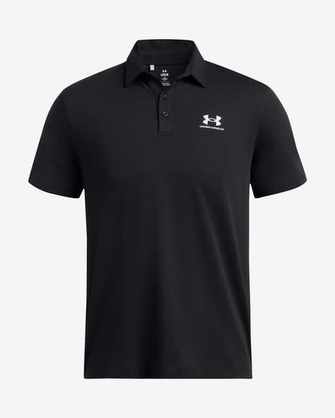 Polo Under Armour Icon manga corta negro