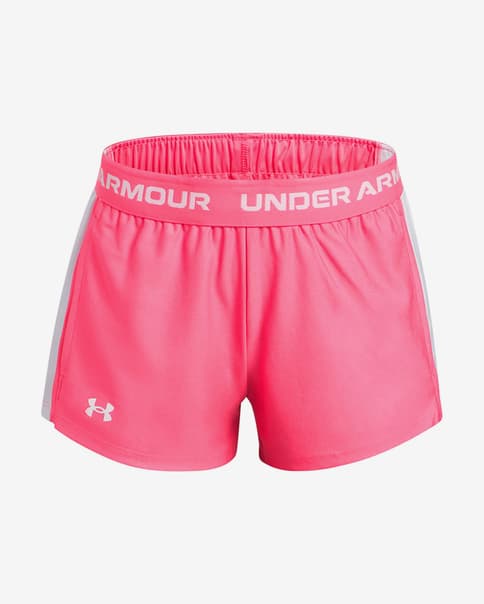 Krótkie spodenki Under Armour Tech Play Up różowe dziewczęce
