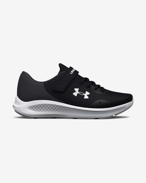 Buty Under Armour Pre-School Pursuit 3 Czarne Białe Dziewczęce