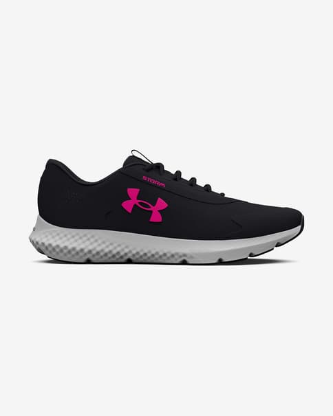 Zapatillas Under Armour Charged Rogue 3 Storm negro rosa blanco mujer