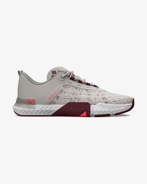 Zapatillas Under Armour TriBase Reign 5 gris rosa blanco