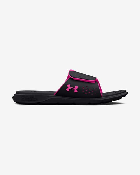Chanclas Under Armour Ignite Pro negro fucsia mujer