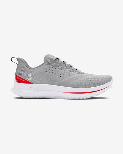 buty męskie Under Armour Velociti 4 szare czerwone