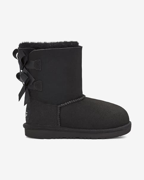 Botas UGG Bailey Bow II negro intenso infantil