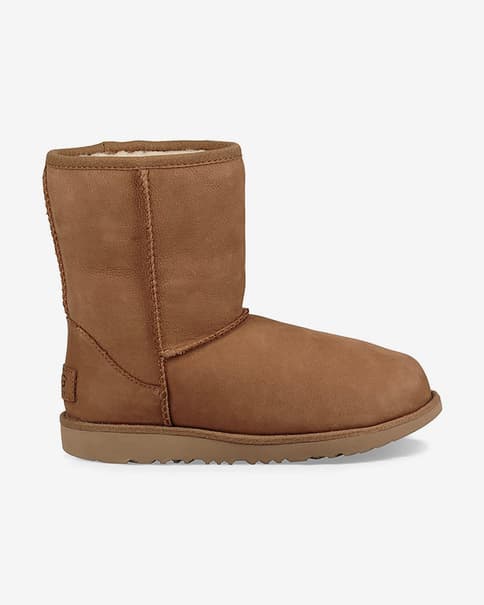 Botas UGG Classic Weather Short marrón castaño junior