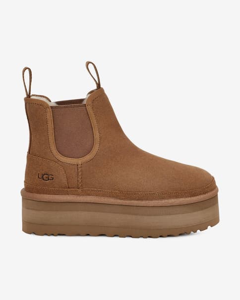 Botas UGG Neumel Platform Chelsea marrón intenso mujer