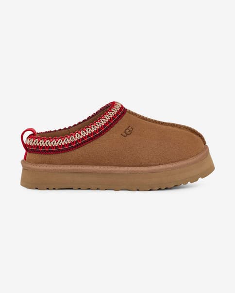 Zuecos UGG Tazz marrón claro rojo infantil