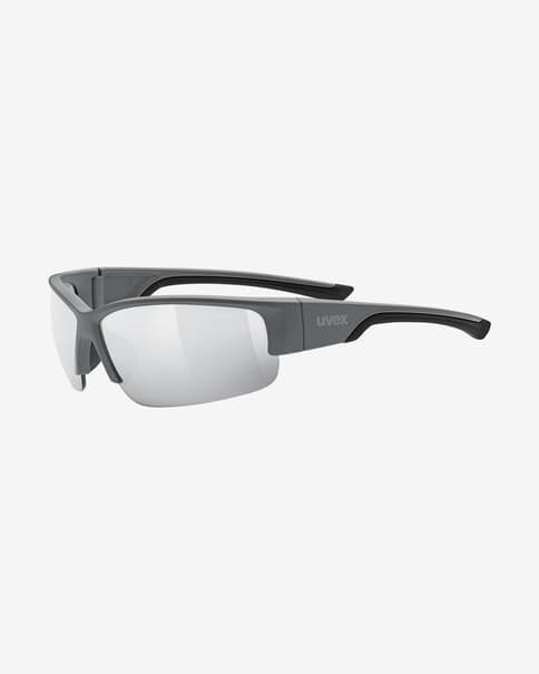 Óculos Uvex Sportstyle 215 cinzento mate com lentes espelhadas prateado