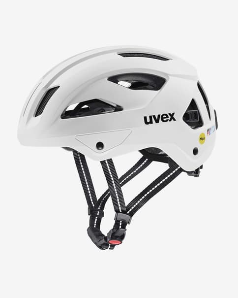 Casco Uvex City Stride MIPS Hiplok blanco mate