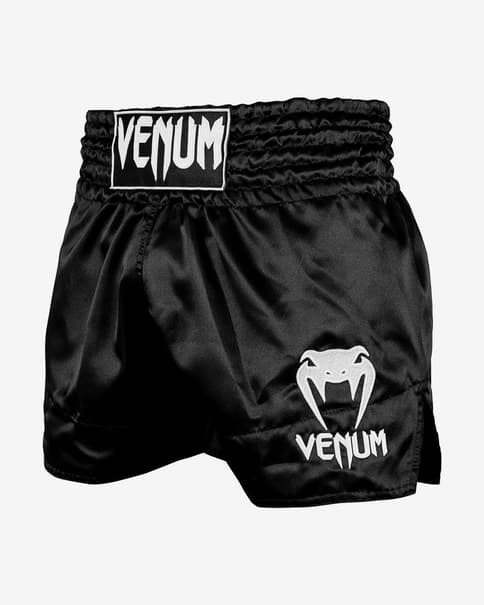 Venum Muay Thai Classic Shorts schwarz/weiß
