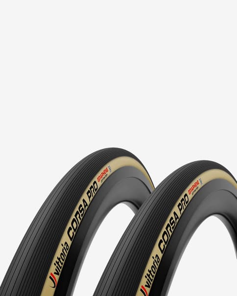 Pack cubierta Vittoria Corsa Pro Tubeless Ready plegable (2 unidades)