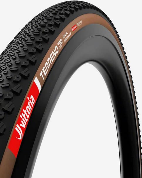 Cubierta Vittoria Terreno T50 Mixed Gravel Endurance G2.0 Tubeless Ready negro marrón