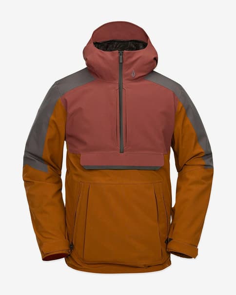 Chaqueta con capucha Volcom BRIGHTON naranja rojo