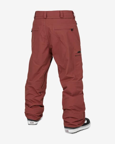Pantalón largo Volcom L GORE-TEX rojo