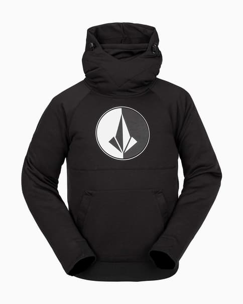 Sudadera con capucha Volcom Hydro Riding negro puro blanco