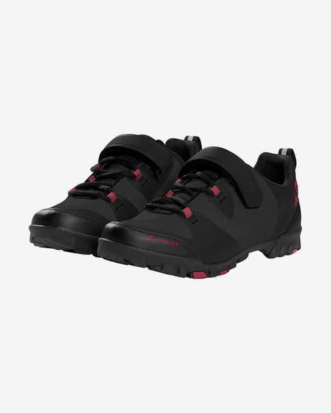 Zapatillas Vaude TVL Pavei negro rojo mujer