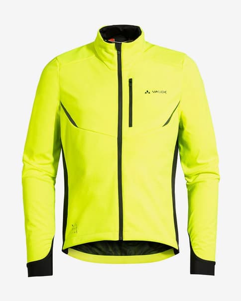 Chaqueta Vaude Kuro Softshell amarillo neón negro